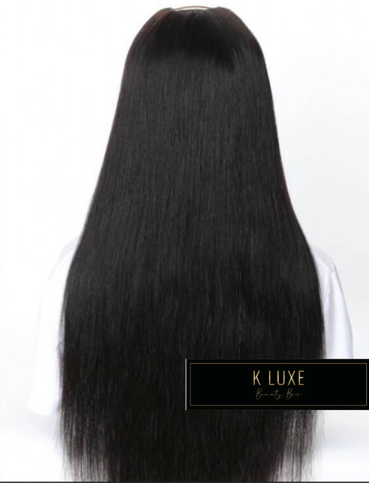 K Luxe Human Hair U-Part Wig- Luxe Straight