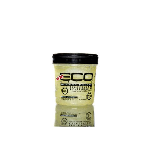 ECO Style Styling Gel Black Castor & Flaxseed