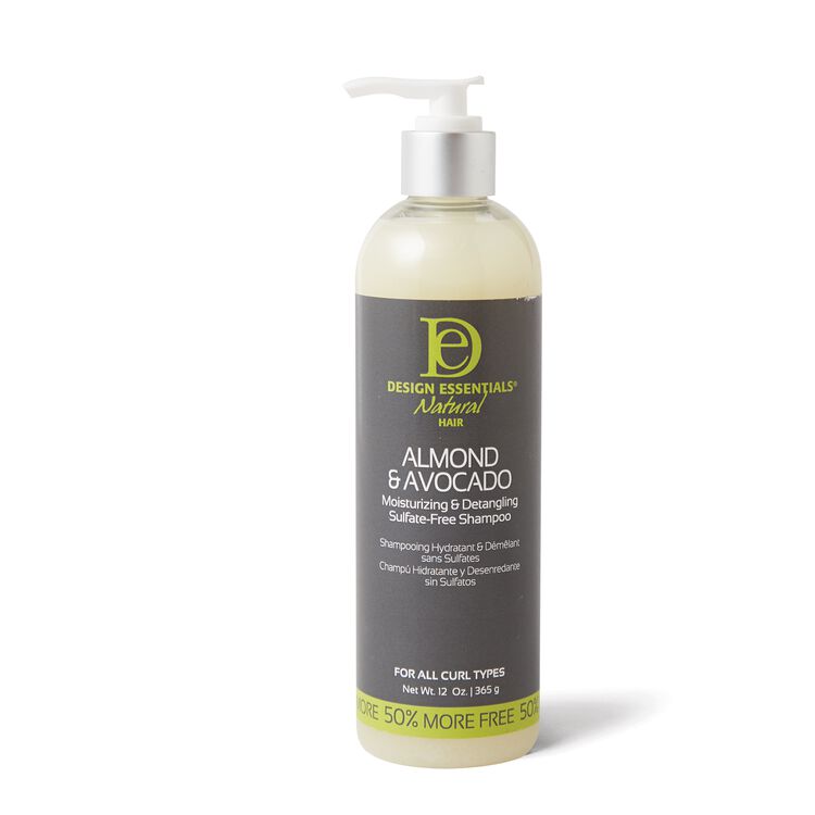 Design Essentials- Almond & Avocado Moisturizing & Detangling Sulfate-Free Shampoo