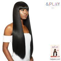 & Play Human Hair Wig Blend- Maleeka