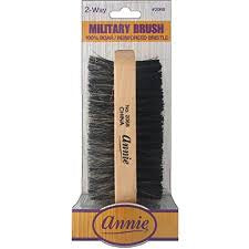 Annie Two Way Military Boar Bristle Brush Soft and Hard