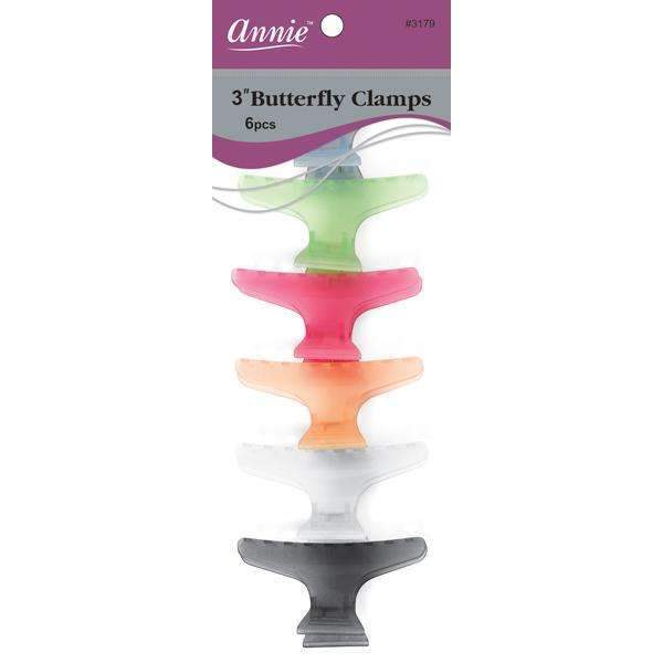 Annie- Butterfly Clamps 3In 6Ct