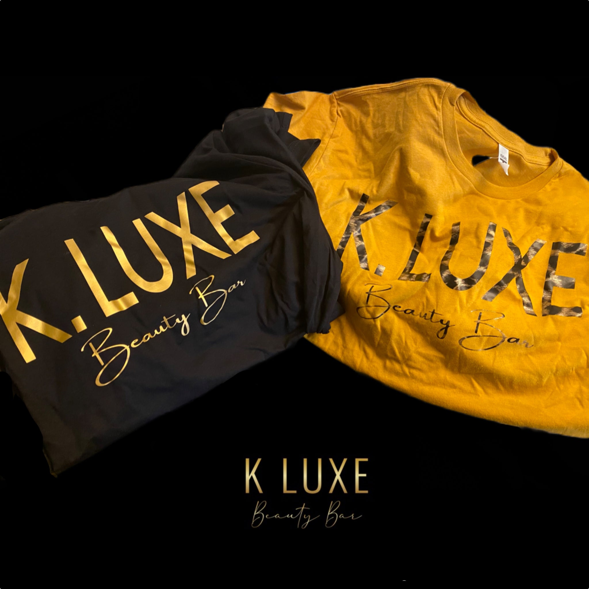 K Luxe Black T-shirt