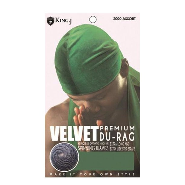 King.J- Premium Velvet Durag
