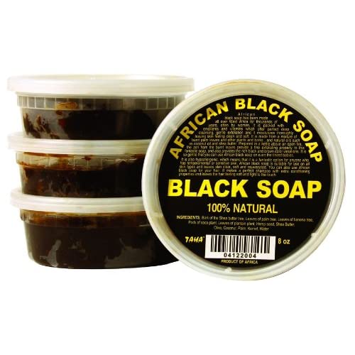 Taha - 100% Natural African Black Soap Tub